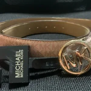 BRAND NEW MICHAEL KORS LOGO BELT 558641 SIZE MEDIUM COLOR PINK MICHAEL Michael Kors | Accessories | Brand New Michael Kors  main image 2